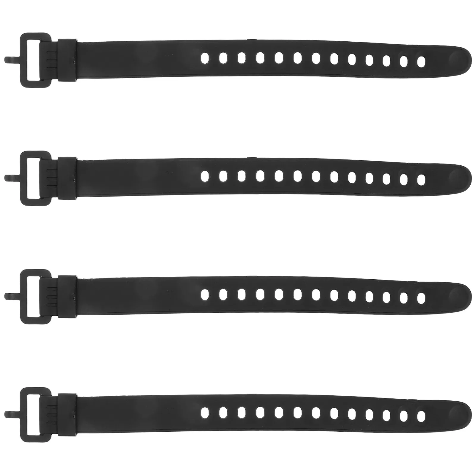

4Pcs Adjustable Snowboard Binding Straps 15 Inch Removable Ski Fastener Belt with Rapid Elastic Ratchet for Men Women Snow Boots