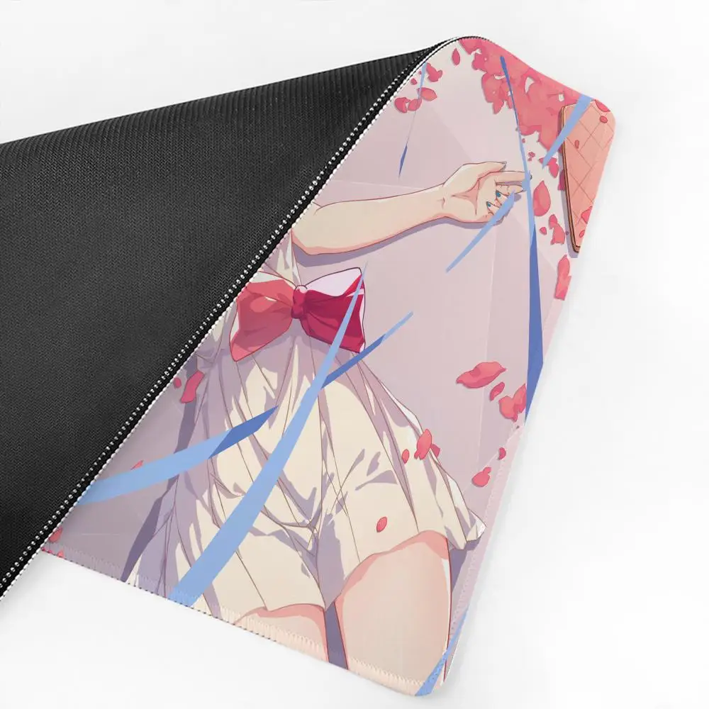 Lycoris Recoil Anime Girl Kawaii Mousepad Large Gaming Mouse Pad LockEdge Thickened Computer Keyboard Table Desk Mat