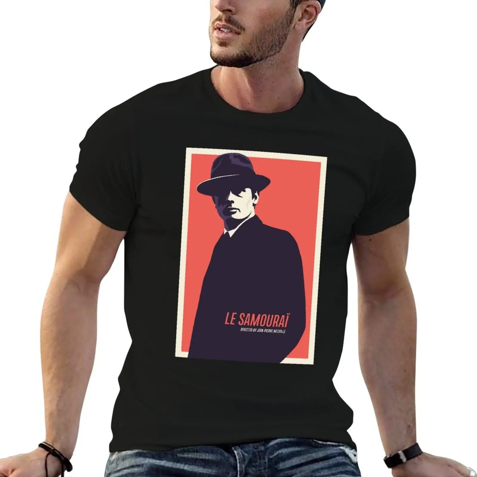 Camiseta Le Samourai Poster para homem, 100% algodão, camiseta masculina, camiseta essencial de luxo