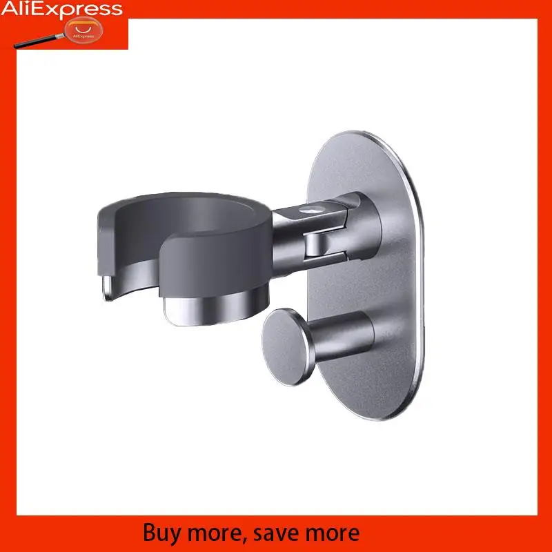 BONERUY Hair Dryer Holder Dryer Cradle Wall Hairdryer Organizer Rack Storage Shelves Accessories Silver