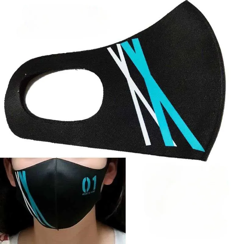 Hatsune Miku animation peripheral two-dimensional masks holiday party cosplay props personalized props dust-proof decoration