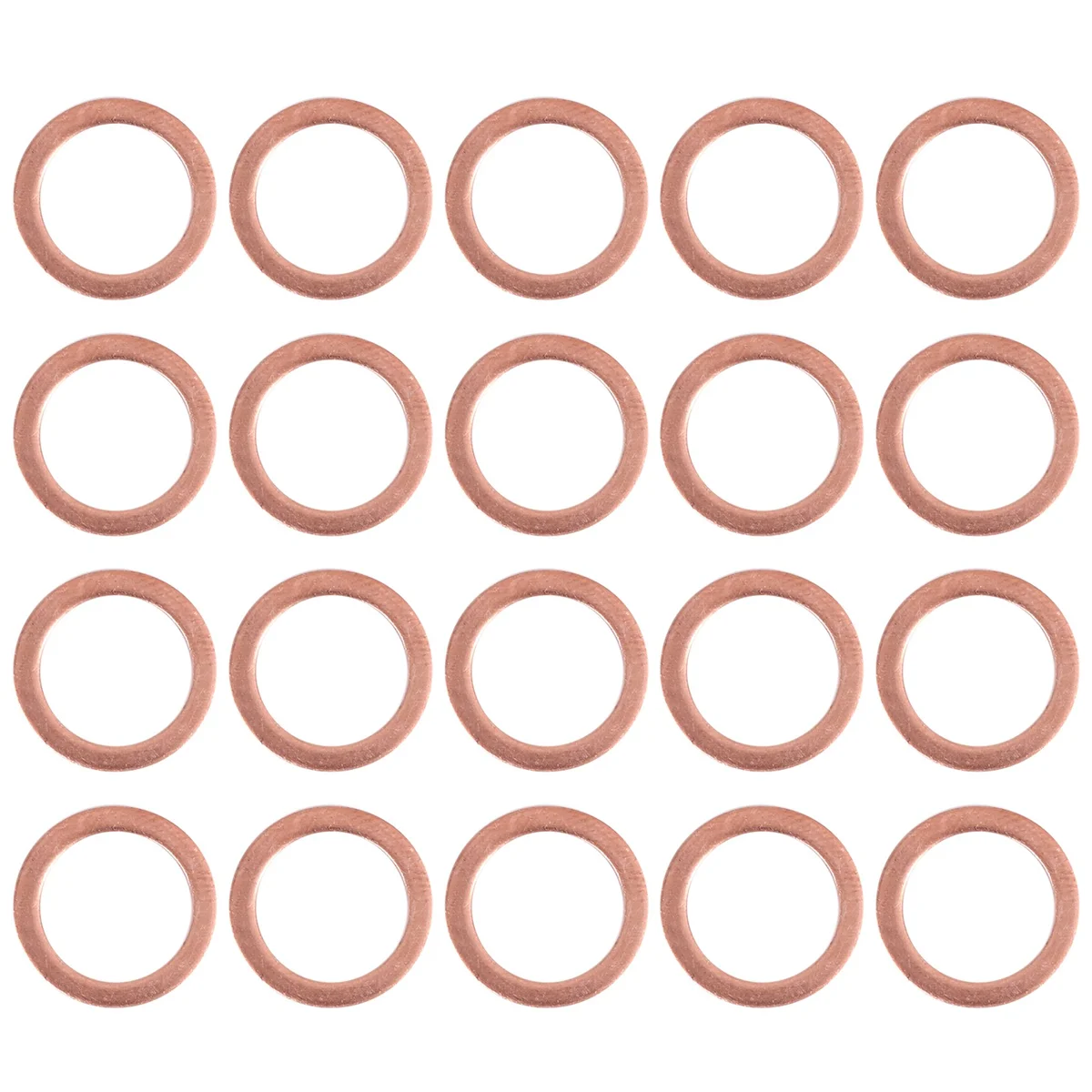 20 pcs 10mm x 14mm x 1mm copper washer seal spacer seal