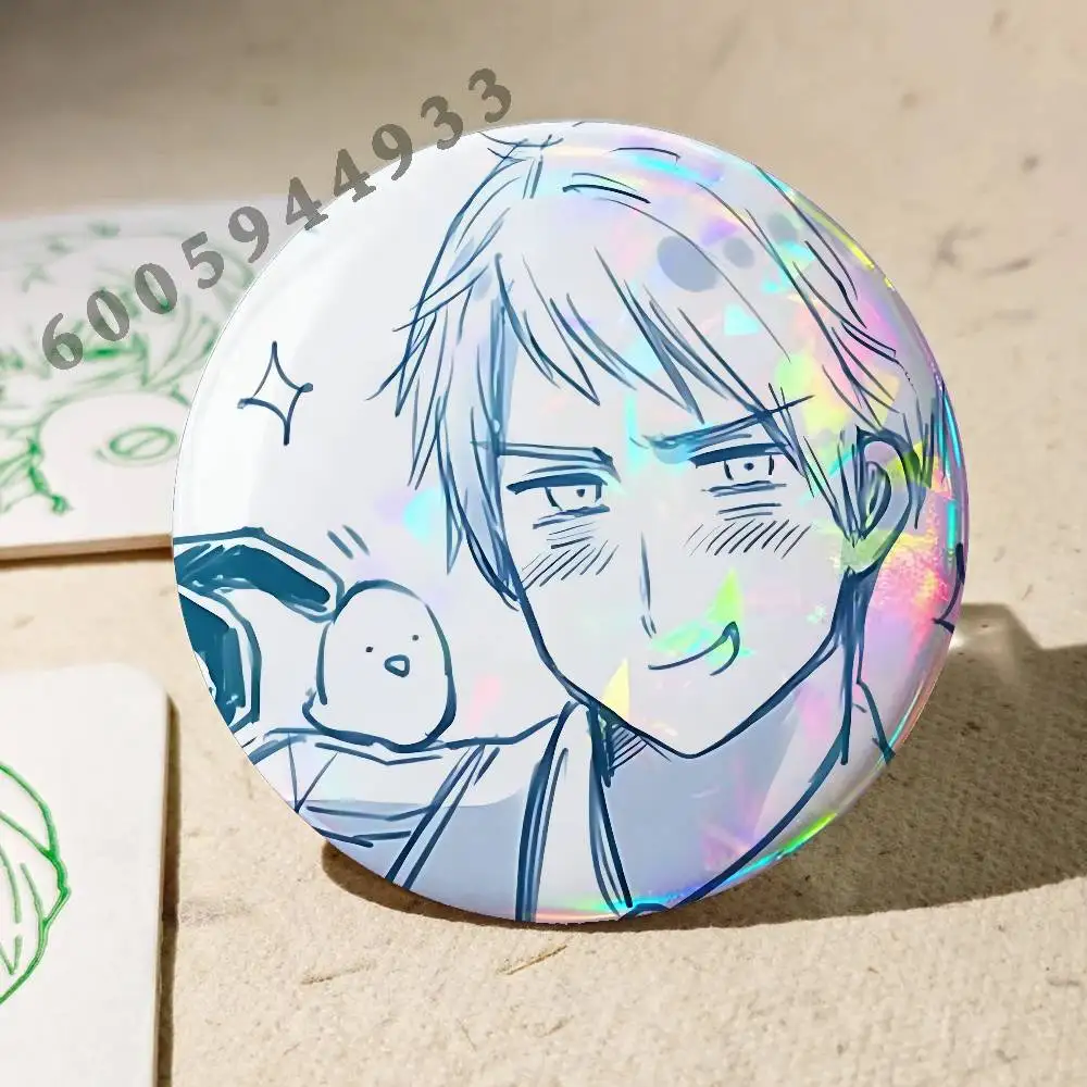 P-Prussia hetalia Badges 25 32 44 58 75 mm Round Customizable Wholesale Fan goods Self-made fan freebies
