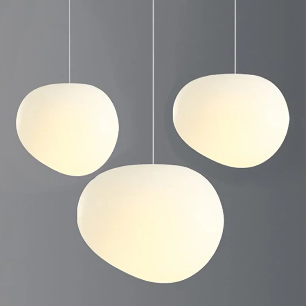 

Nordic Restaurant Pebble Chandelier Simple Creative Bar Bedside Bedroom Porch Aisle Shop Decorative Lamps