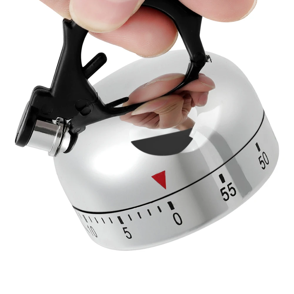 60 Minute Kitchen Timer Alarm Clock Mechanical Teapot Timer Timing Tool Cooking Baking Auxiliary Kitchen Tools Kitchen Timer