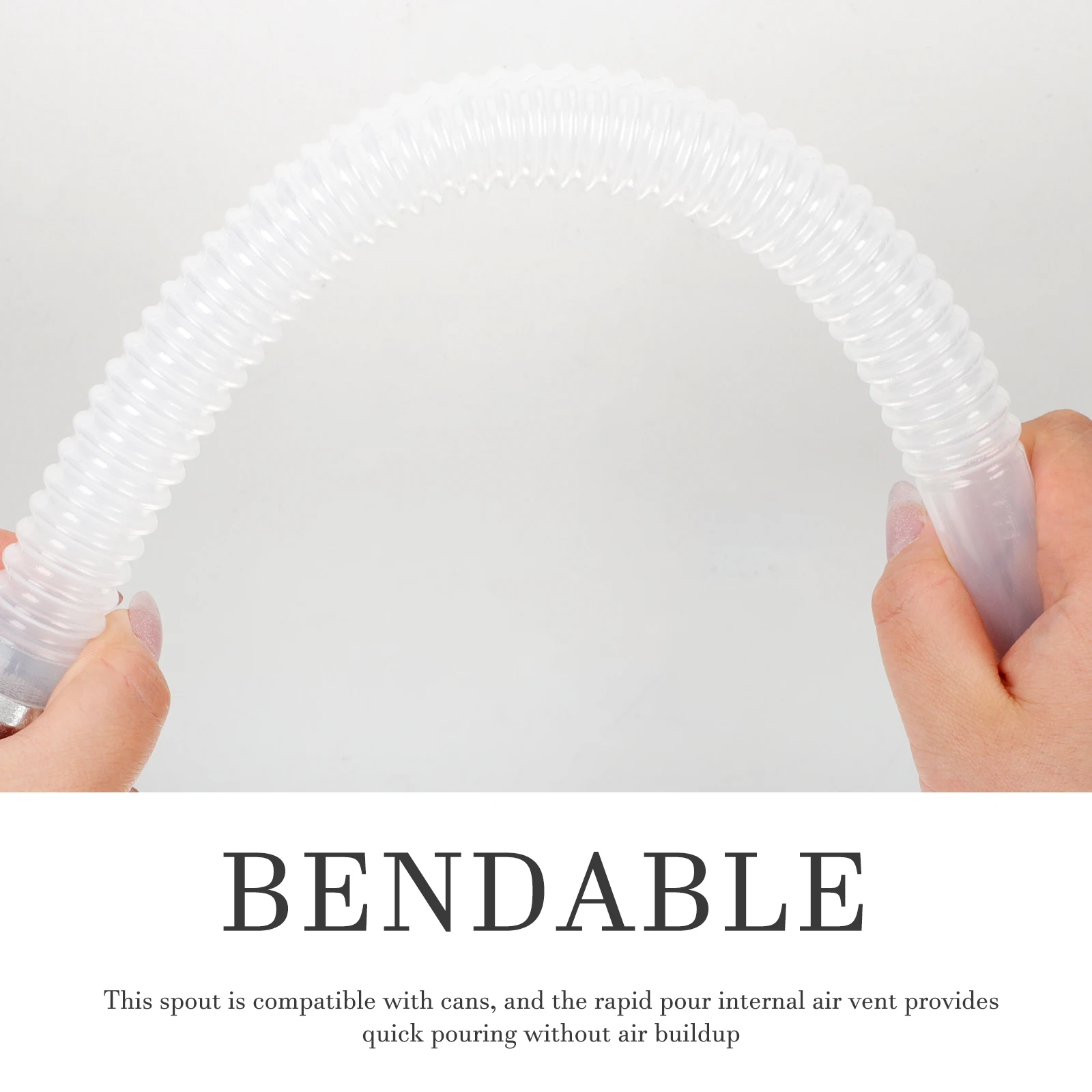 

3pcs Oil Pourer for Gas Barrel Can Nozzle Replacement Flexible Spout Container Plastic Standard Lightweight Car Industrial