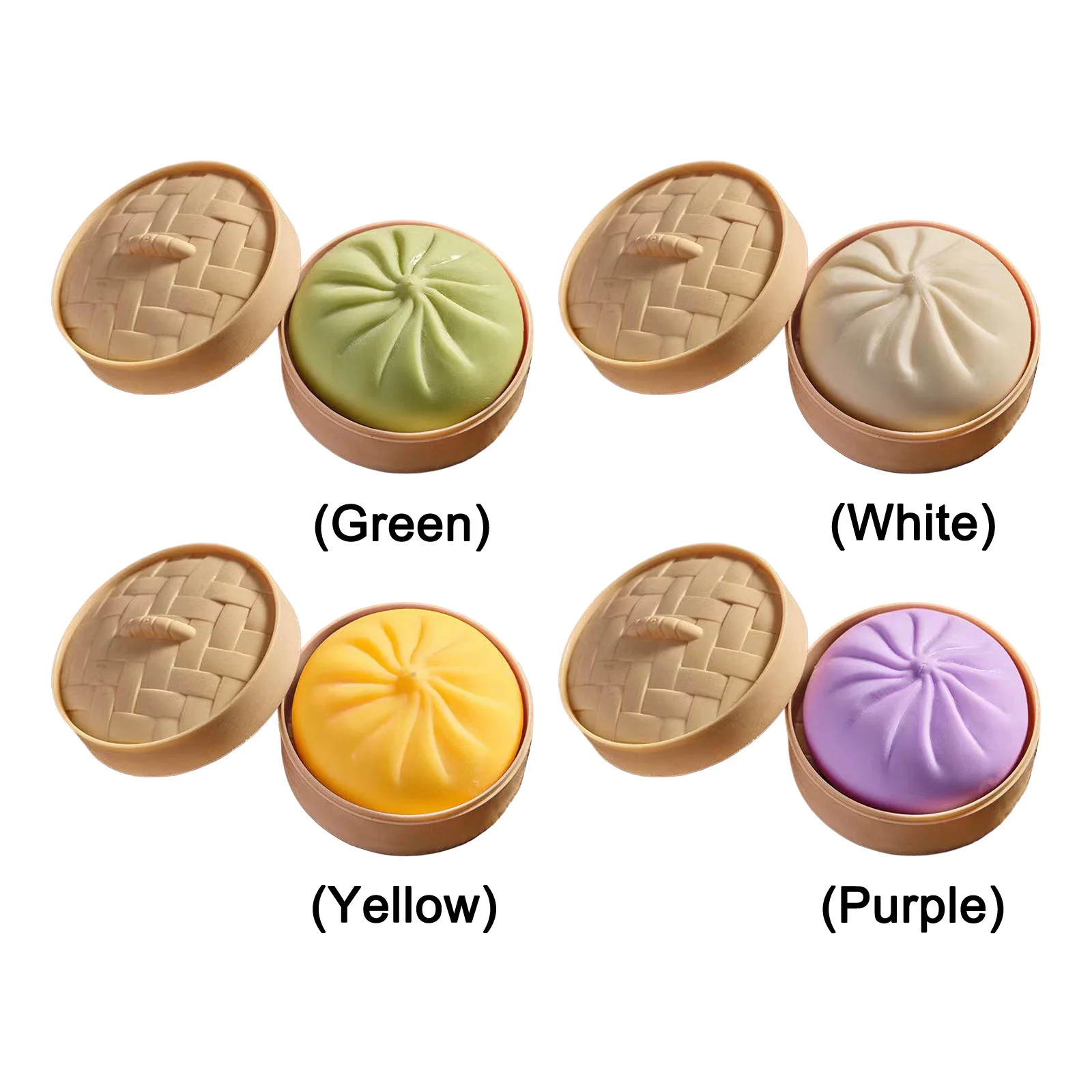 

Игрушки-имитации паровых булочек с пароваркой, медленно восстанавливающие форму, антистрессовые игрушки для дня рождения, Рождества, Хэллоуина