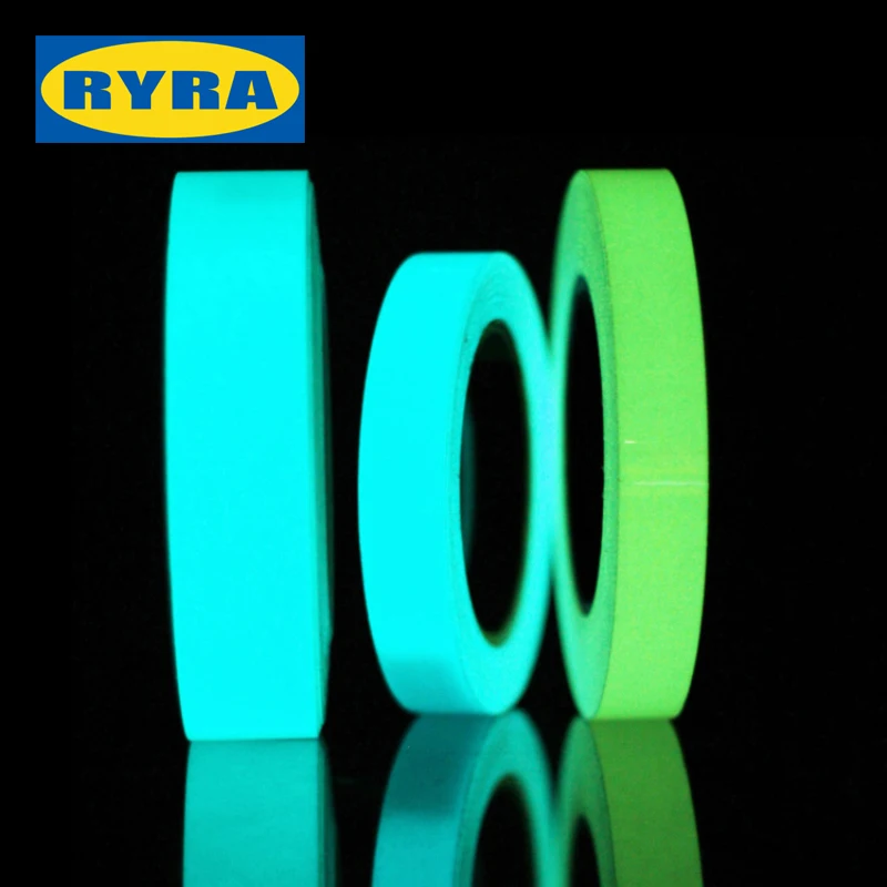 1PC 1M Luminous Fluorescent Night Self-adhesive Glow In The Dark Sticker Tape Safety Security Home Decoration 10mm Warning Tapes