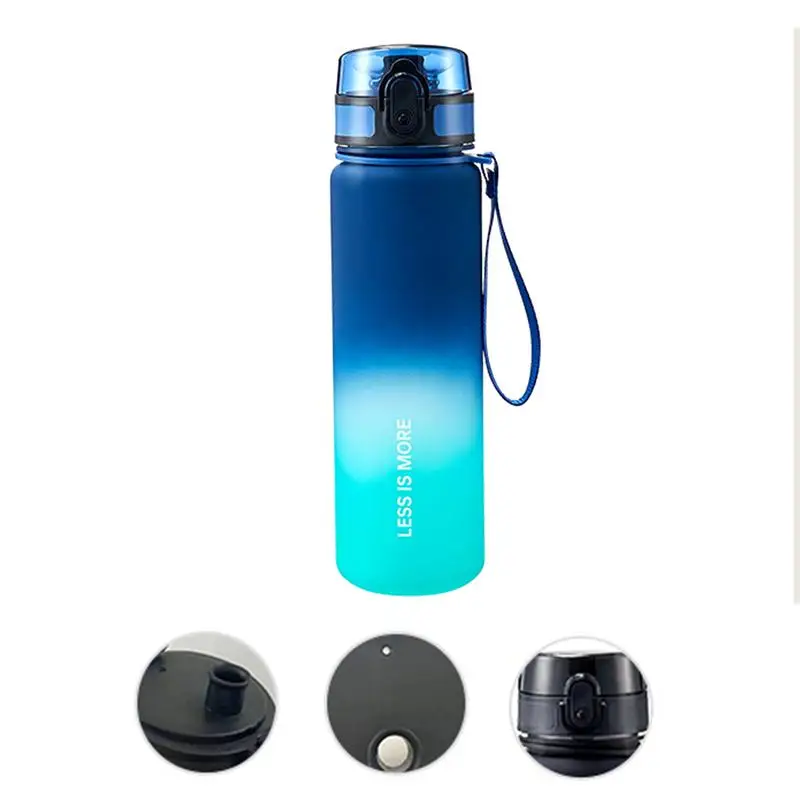 Sports Water Bottle BPA Free Portable Leak-proof Shaker bottle for gym Drinkware Tour Gradient Water Bottle Large Water Bottle