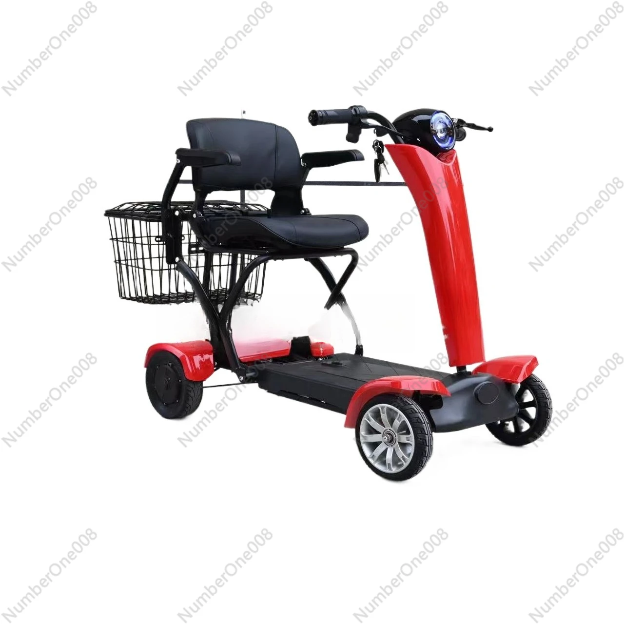 

4-Wheel Electric Scooter, Foldable, 36V Dual Drive, For Elderly, Dropshipping Available