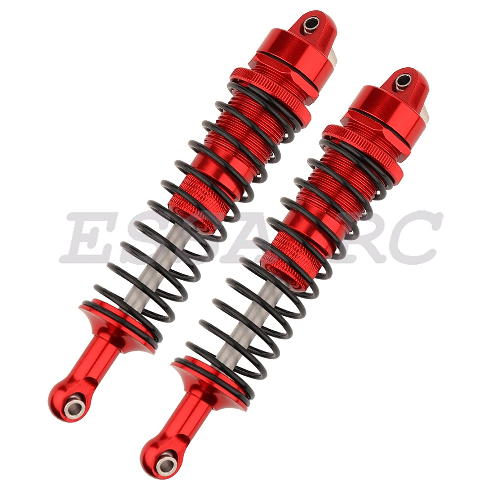 Ressort d'amortisseur avant et arrière en alliage métallique, accessoires de voiture RC de rechange, pièces de mise à niveau, AXIAL 1/6 SCX6, 145mm, 2 pièces