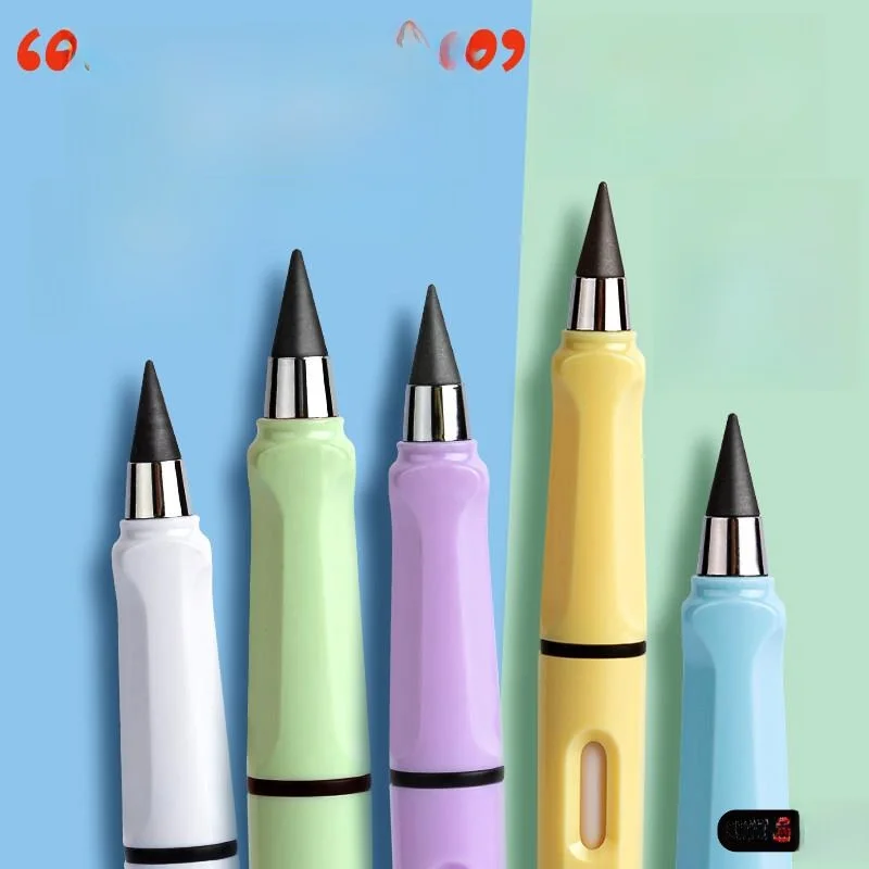 

Toxic Free Automatic Pencil for Kindergarten Students Grade One No Sharpening Required Black Technology Non Ink Stationery