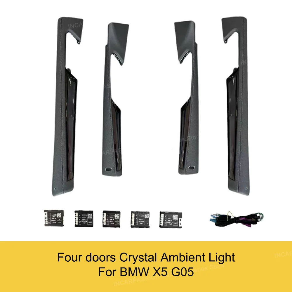 LED Speaker Cover Ambienteverlichting voor BMW X5 X7 X6, G05 G06 G07 Vierdeurs Dynamische Crystal Ambienteverlichting
