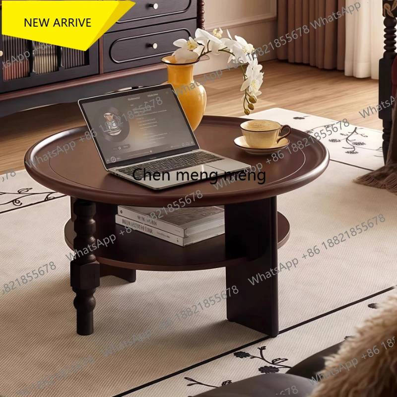 Z183 Mechanism Industrial Coffee Table Japanese Simple Antique Side Table Living Room Modern Mesa Auxiliar Living Room Furniture