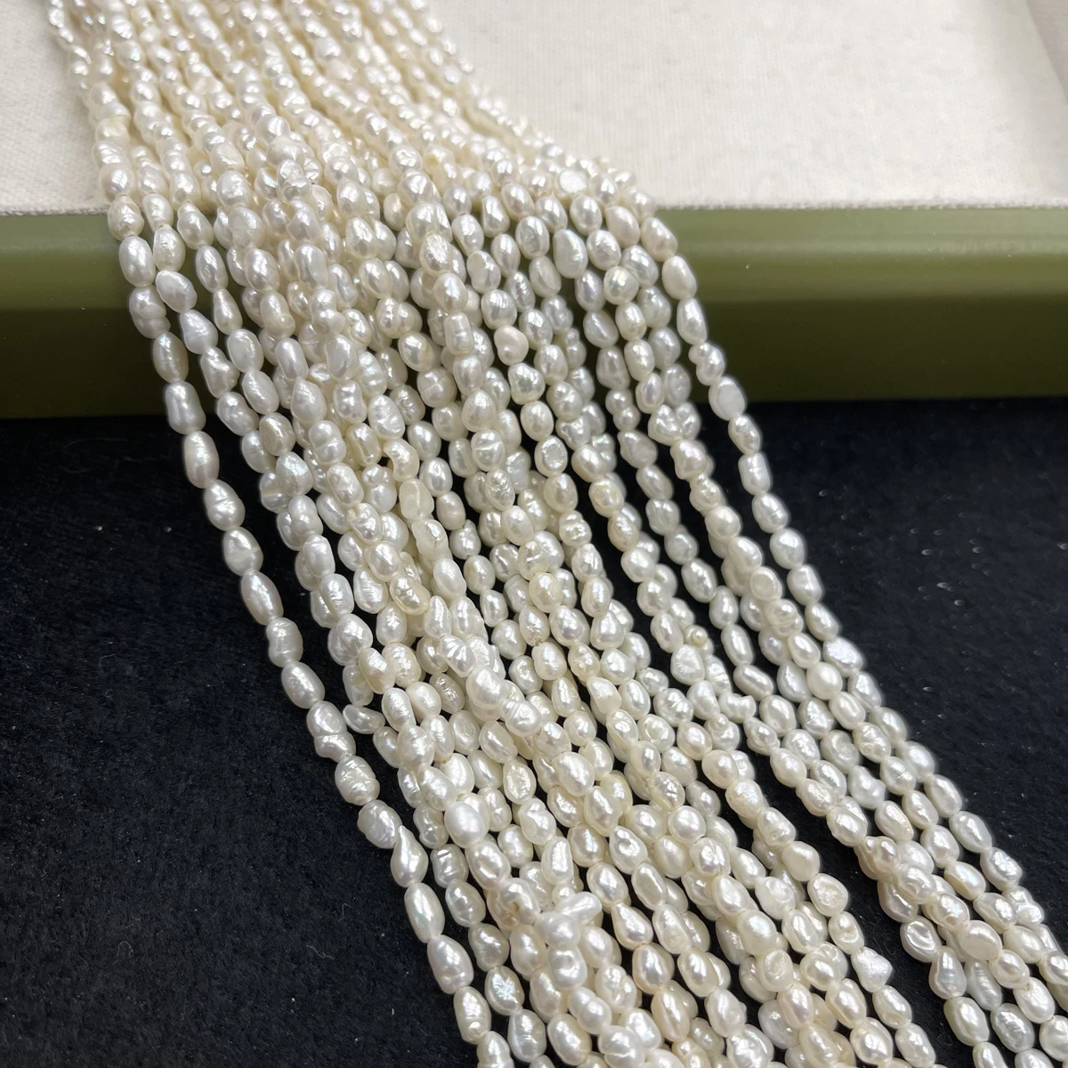 Nugget Pearl Natural Freshwater Pearl White Straight Hole Pearls For Jewelry Making DIY Necklace Earrings Bracelet Accessory