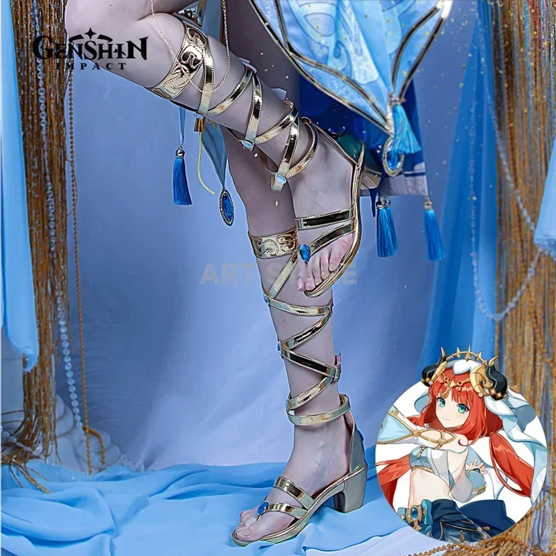 

FC6Nilou Cosplay Shoes Game Genshinimpact Cosplay Nilou Shoes for Comic Con Halloween Party Nilou Costumes Shoes for Women@FC8！