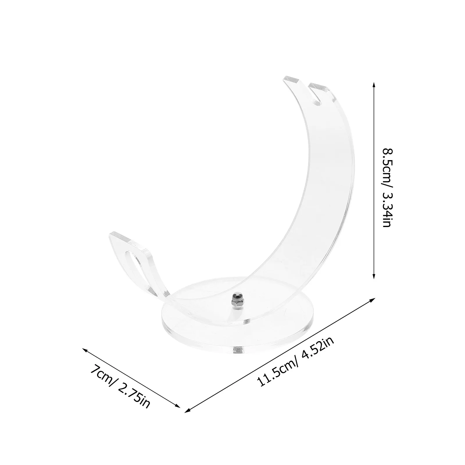 Hairdressing Scissor Rack Acrylic Compact Hair Scissors Holder Non-Slip Simple Scissor Stand Multi-Function Barber Tool