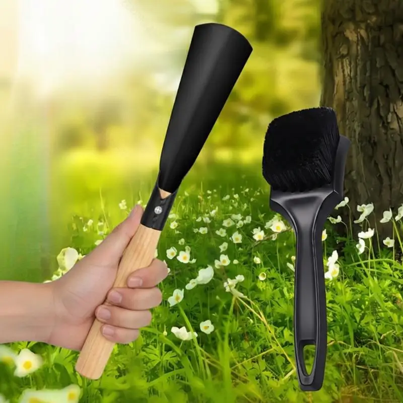 2pcs Lawn Mower Scraper Brush, Trimming Accessories And Cleaning Tools, Gardening Maintenance