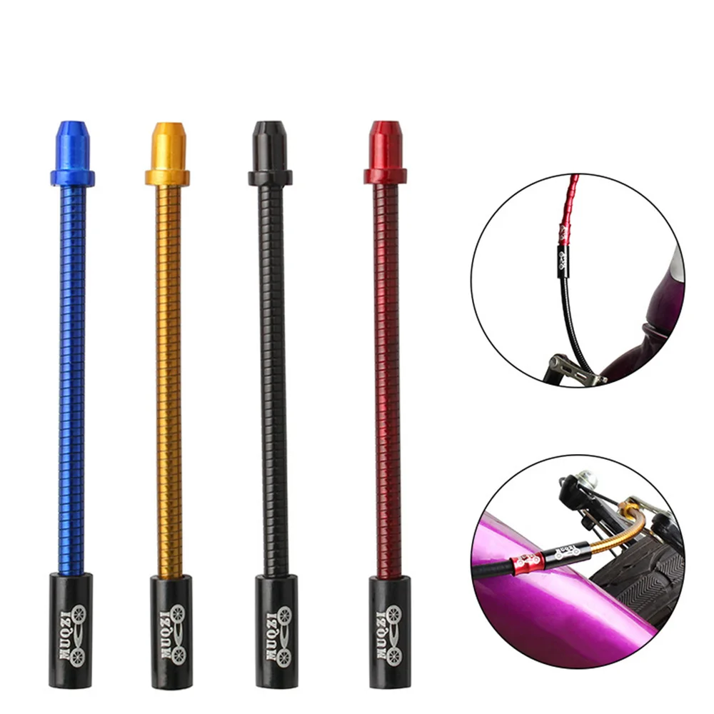 

Oiling Universal Mountain Bike Road Spring Folding Bike Bicycle Accessories Noodle Cable Guide Brake Bent Pipe V Brake Elbow