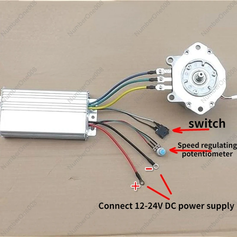 Brushless motor controller DC regulator speed three-phase for high power brushless motor driver accessories DC12V-24V 500W 30A