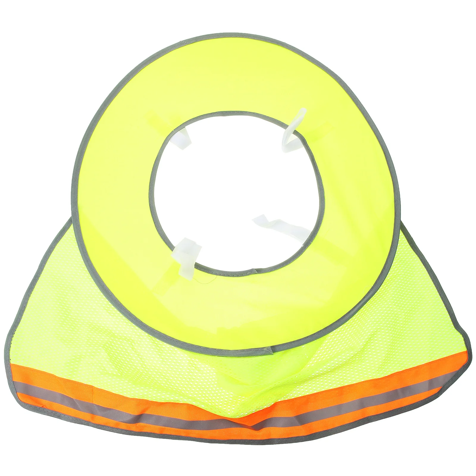

Hard Hat Brim Shade Full Neck Protector Sun Visor Construction Fluorescent Green Reflective Cooling Safety