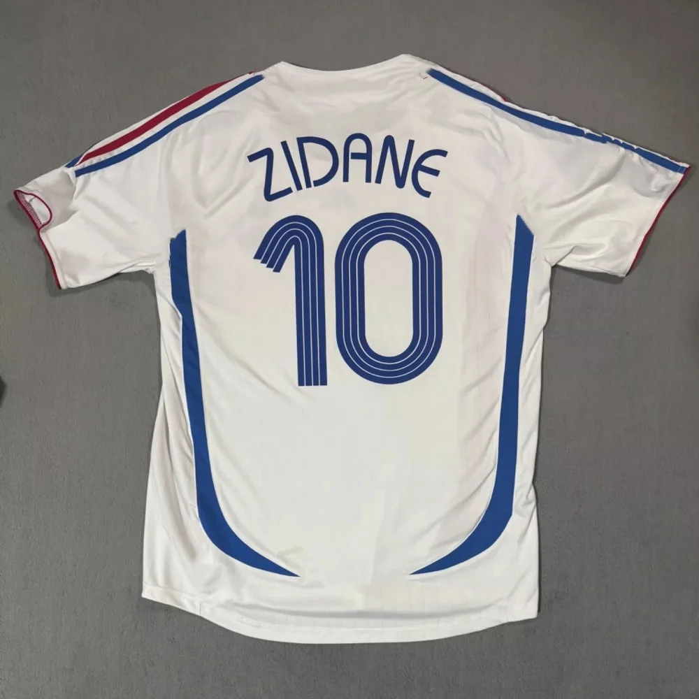 Vintage Classic Summer #10 ZIDANE Soccer Sport T-shirt Home/Away Kit Football Jersey For Adult/Kids