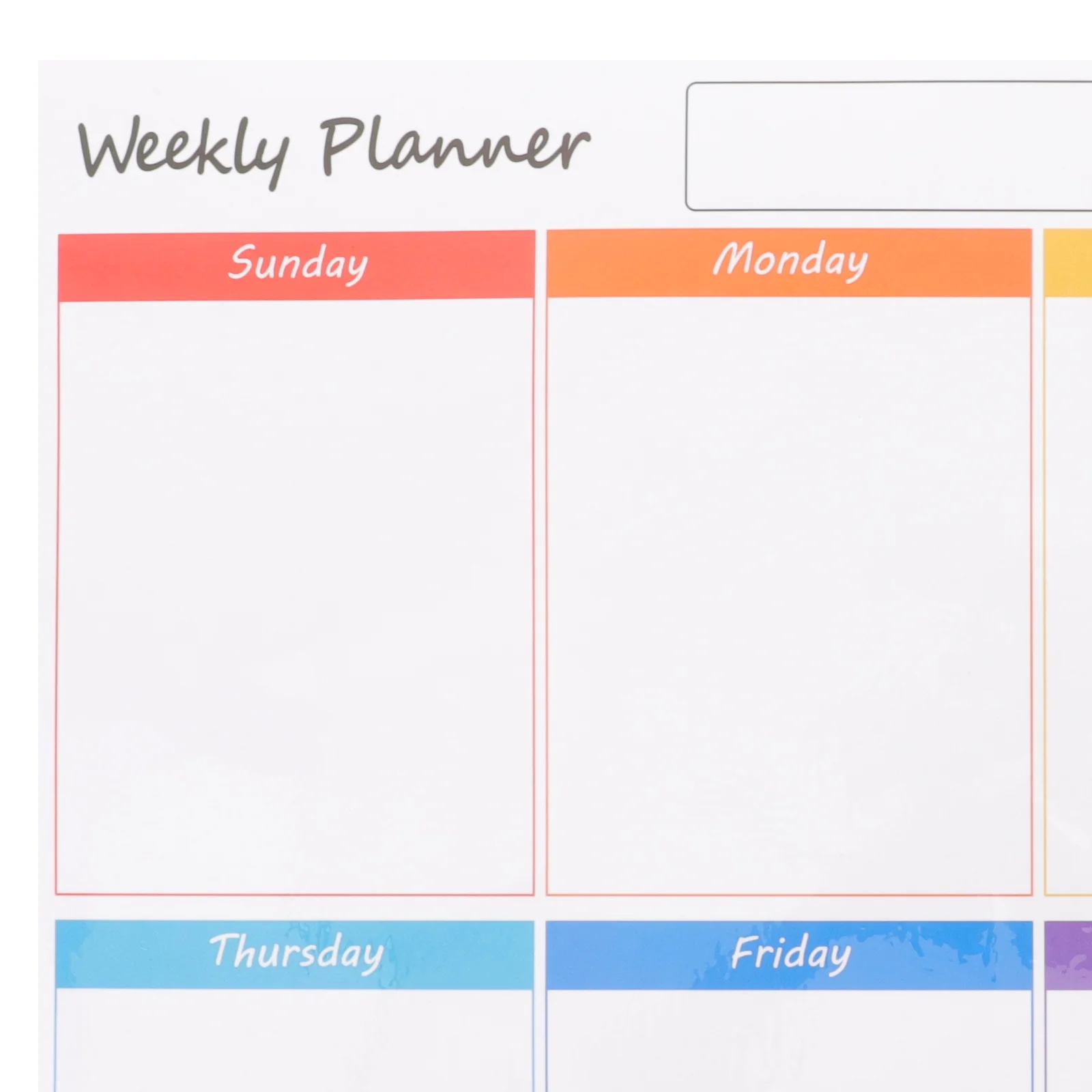 Imagem -03 - Magnetic Weekly Planner Frigorífico Ímãs Whiteboard Calendário para Dia Geladeira Pet