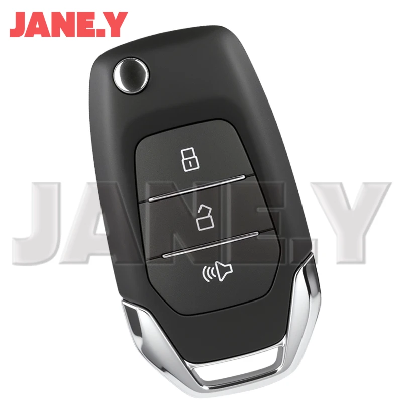 433Mhz Original Smart Car Remote Keys Fob For Maxus T60 Flip Car Keys With Logo Uncut Blade ID47 HITAG3 7961X Chip OEM 3 Buttons - Image 2