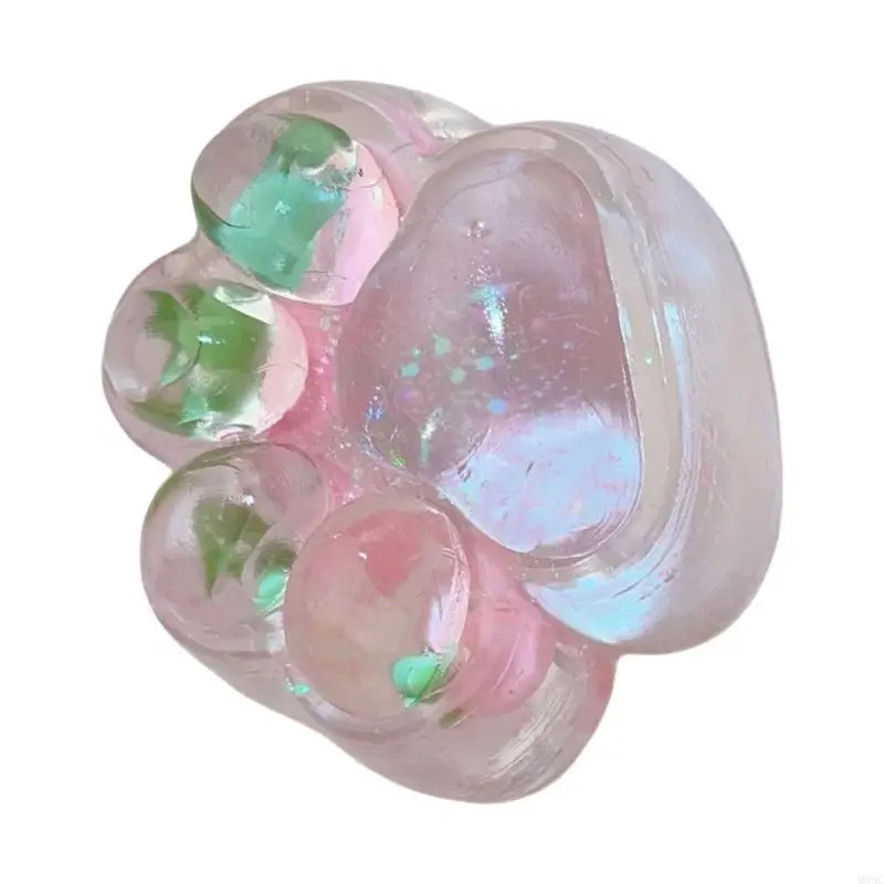 M89C dekomprimierende Prise Stress Katzen Pfoten für Spannung mehrfarbiger weicher Sprungspielzeug