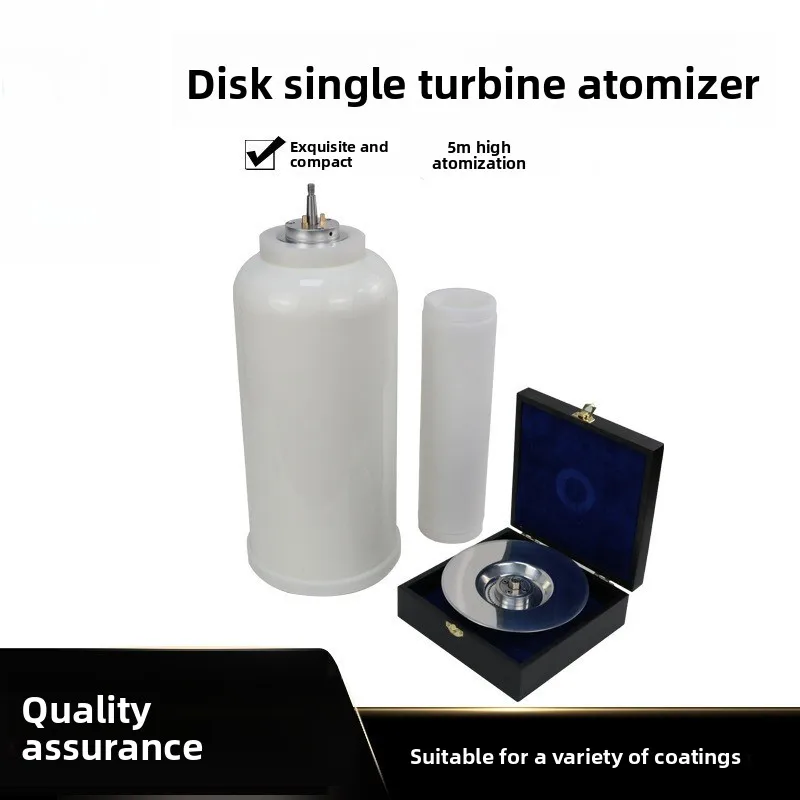 Single Turbo Atomizer Pneumatic Motor Electrostatic Painting Equipment
