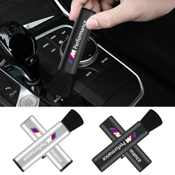 Automotive Interior Cleaning Brush Telescopic Small Soft Car Logo Dusting For BMW Performance M E34 E36 E60 E90 E46 E39 E70 F10