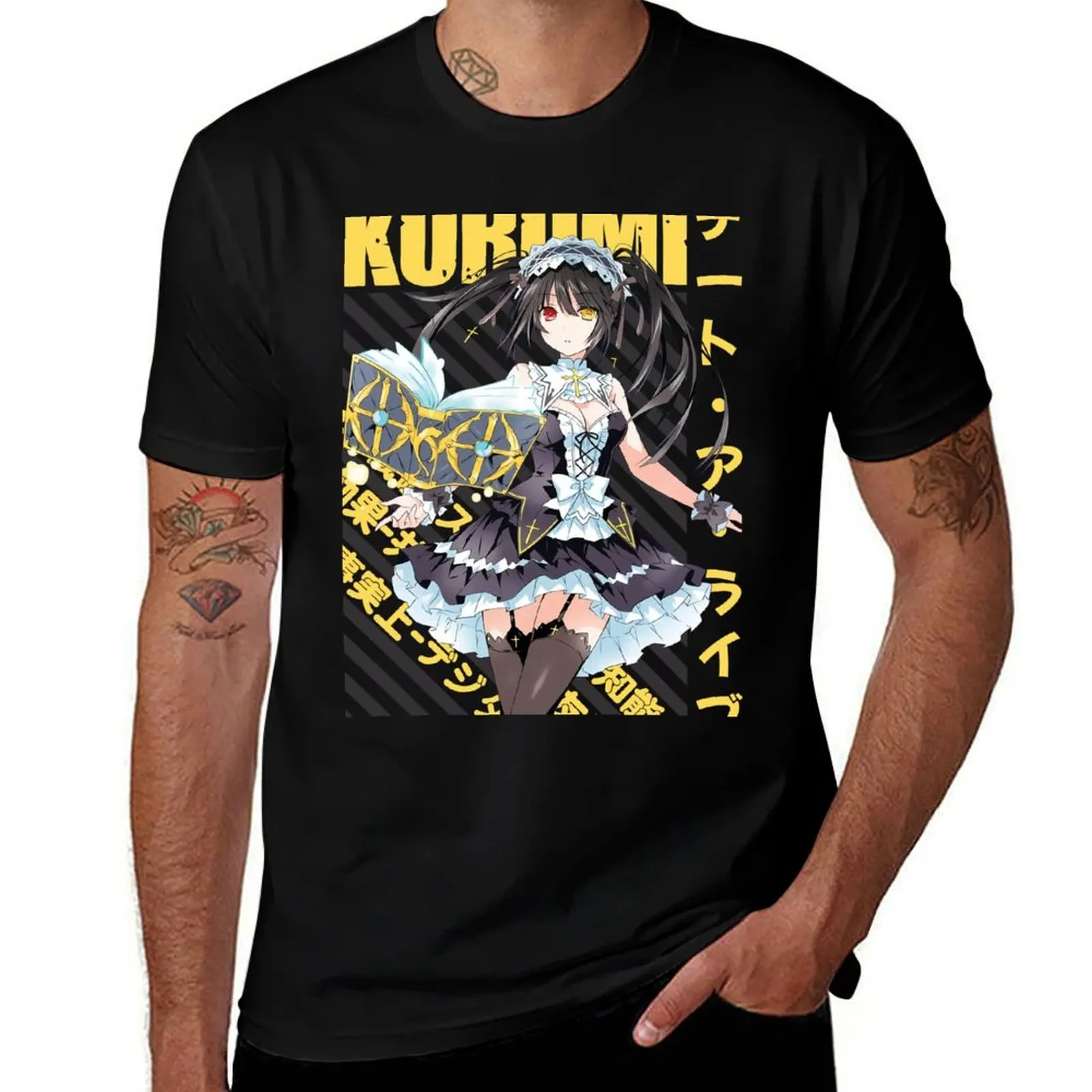 Date a live - Kurumi Tokisaki #02 T-Shirt kawaii clothes anime stuff Men's clothing