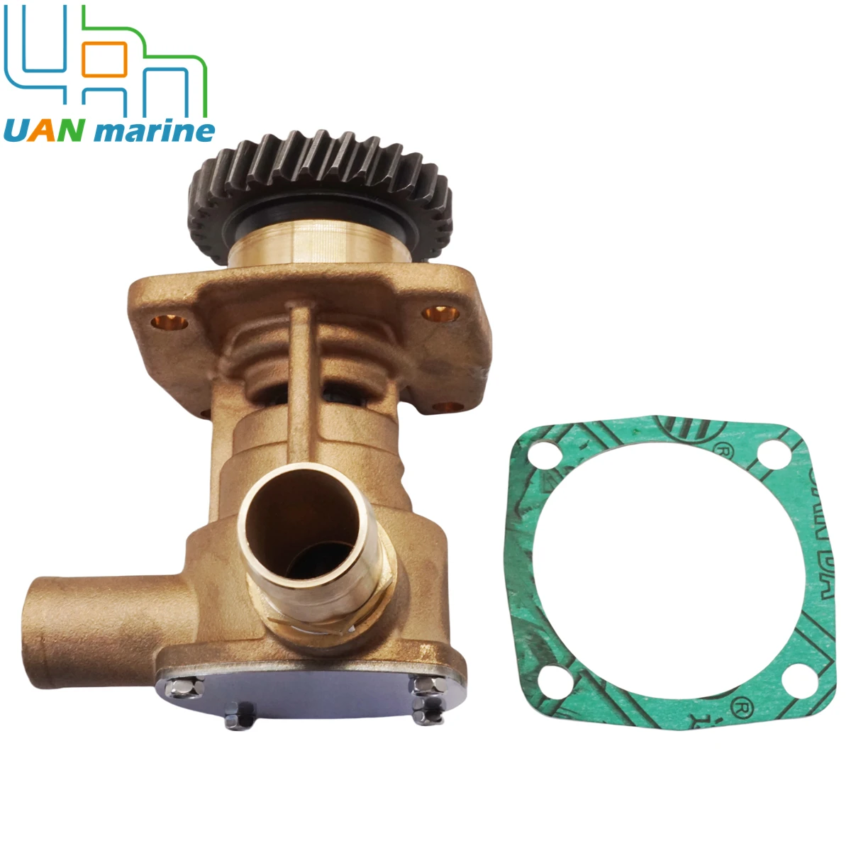 Engine Cooling Pump for Yanmar 129271-42502 129271-42500 3JH4 3JH5 4JH4 4JH5 Series w/ Straight Port Model  Johnson 10-13328