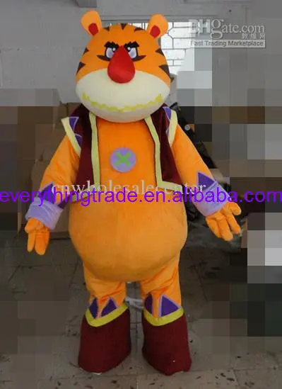 Mới Trưởng Thành Nhân Vật Lớn Mỡ Hổ Vàng Linh Vật Trang Phục Halloween Giáng Sinh Đầm Toàn Thân Đạo Cụ Bộ Trang Phục Linh Vật Trang Phục