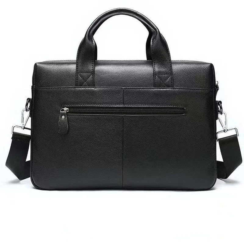 Maleta de couro genuíno retro para homens, bolsa luxuosa de couro, bolsa mensageiro de ombro de negócios sacola de grande capacidade masculina