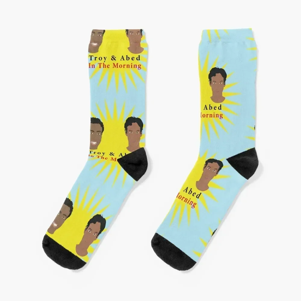 Troy and Abed in the Morning Socks Stockings compression essential soccer anti-slip Socks Woman Men's