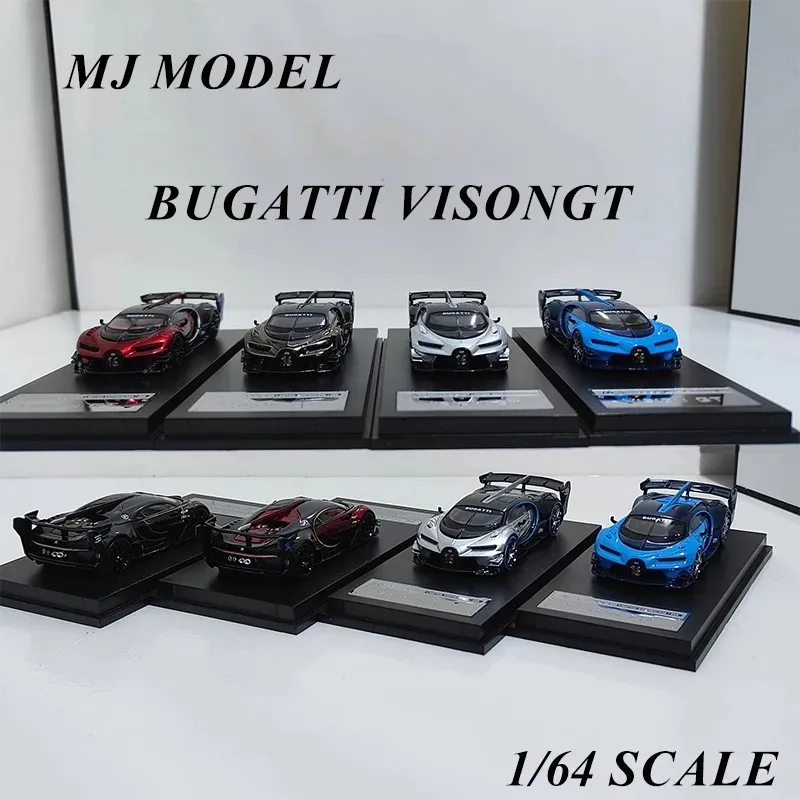Modelo MJ 1:64 Bugatti Vision GT de Aleación Fundida a Presión, Colección de Modelos, Juguetes de Regalo, Envío Inmediato