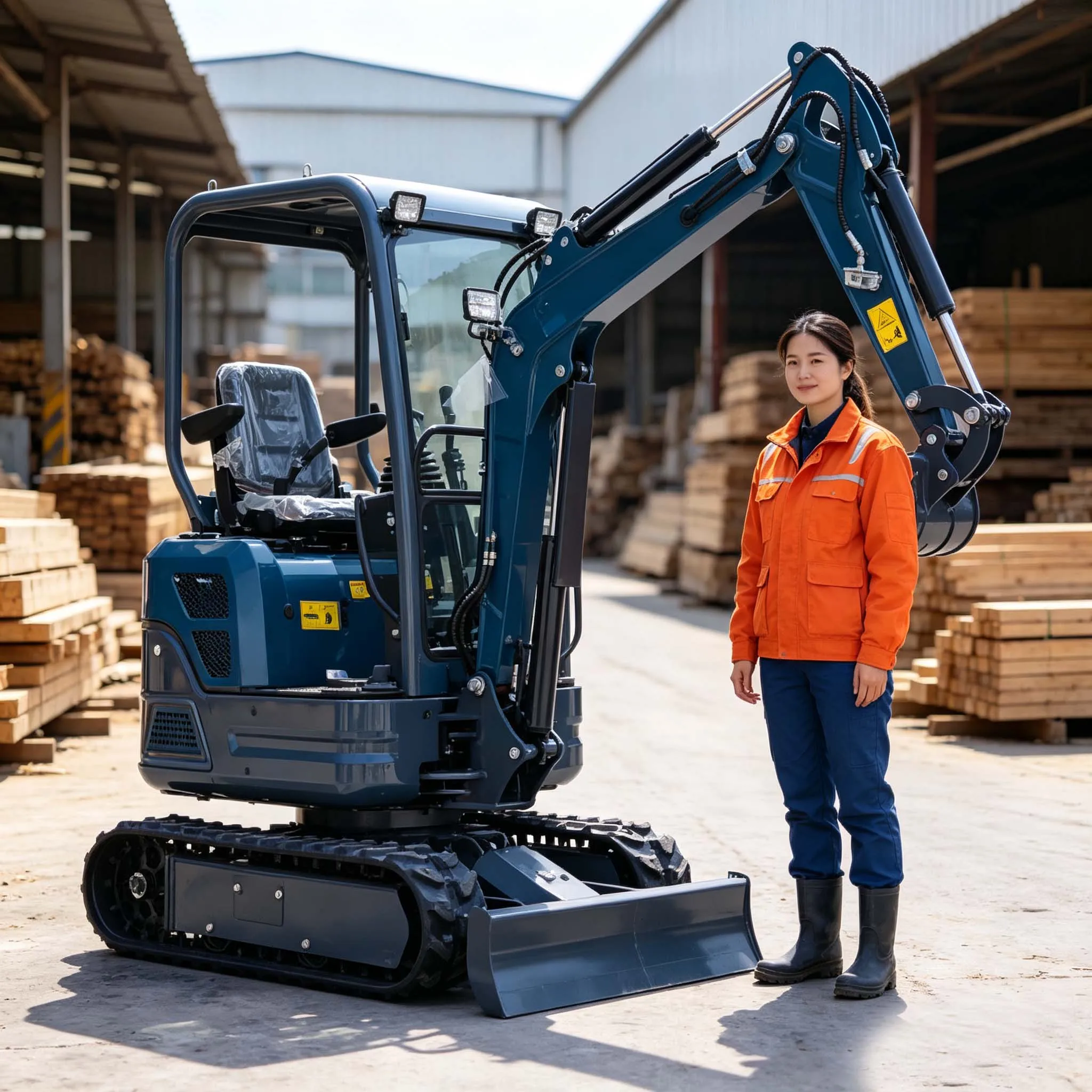 Compact Body Convenient Transportation Mini Excavator For Indoor Demolition And Small‑scale Excavation