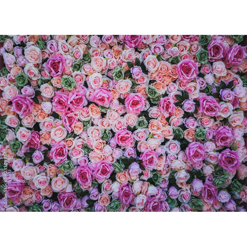 Vinyl benutzer definierte Valentinstag Fotografie Hintergründe Prop Liebe Herz Rose Wand Fotostudio Hintergrund 21126 QRJJ-03