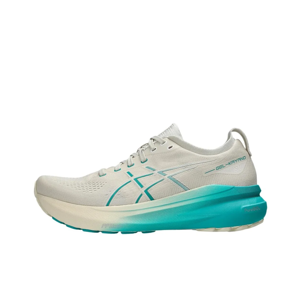 ASICS Gel Kayano 31 Abrasion Resistant Low top Marathon Long Distance Running Shoes Men's Ecru 1011B867-200