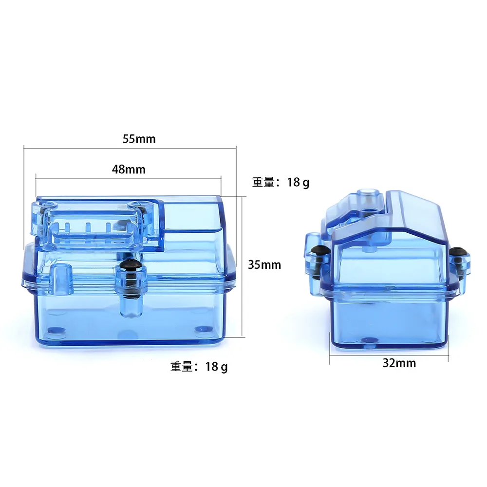 Waterproof Radio Device Receiver Box for Flyfky Dumborc Traxxas Axial 1/10 RC Car Boat Parts Accesory