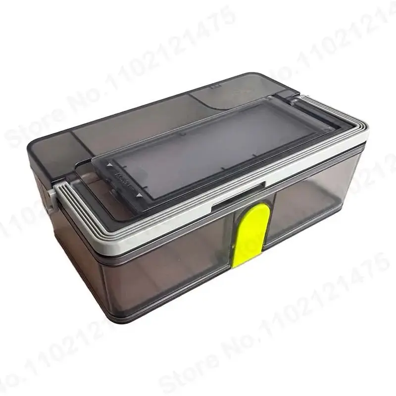 صندوق غبار خزان المياه مع صينية مرشح المماسح مع الملابس استبدال الملحقات ل 360 S10 X100 ماكس مزبلة أطقم قطع الغيار