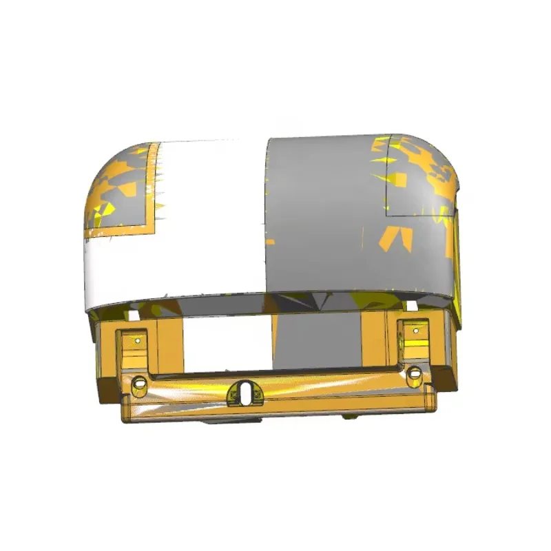 Replacement parts for plastic back cover of household smart toilet