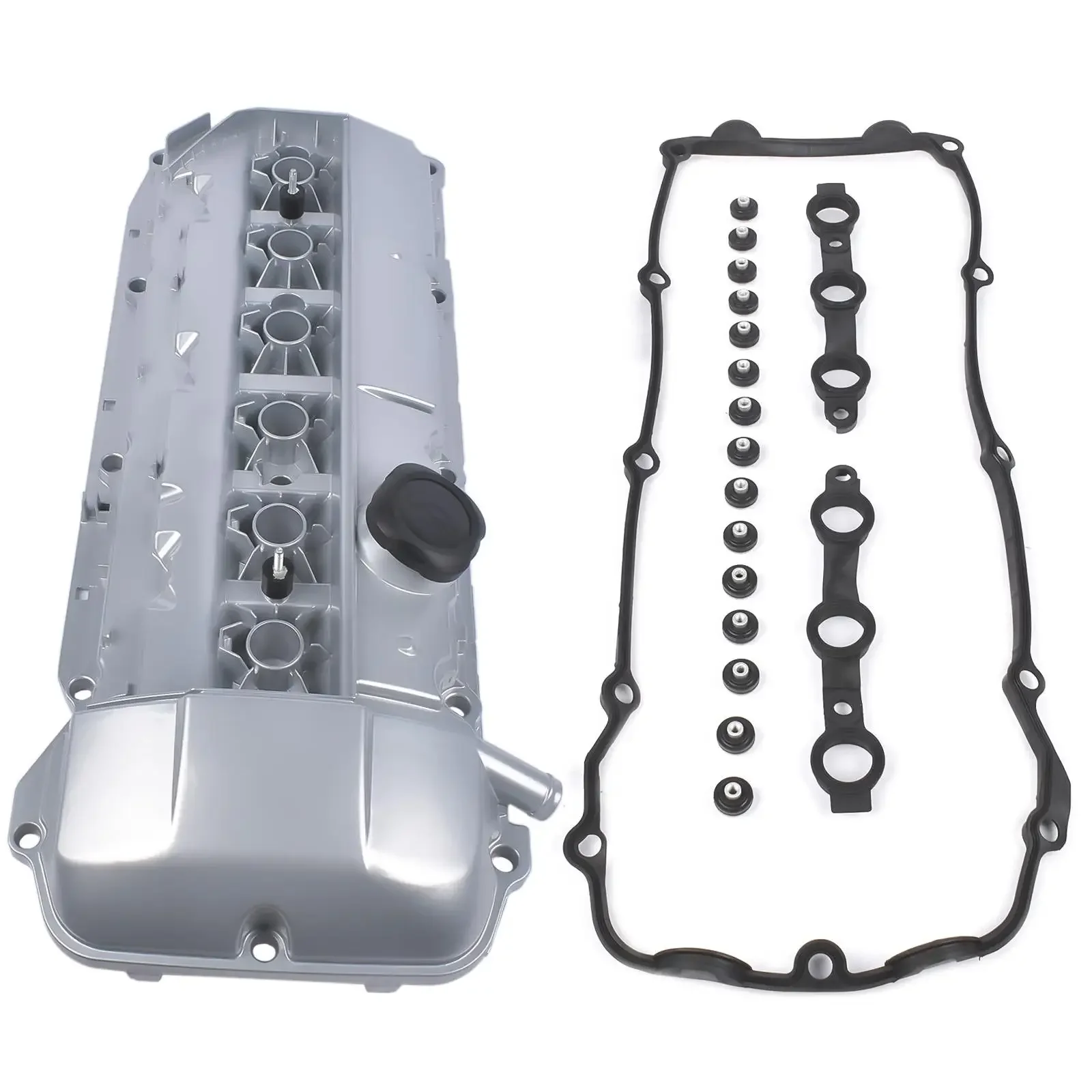 11127512839 Aluminum Valve Cover for BMW 325i 330Ci 525i E46 E39 E53 E60 E85 E61 X3 X5 Z4