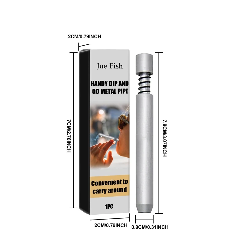 

Practical Cigarettes Holder Pipe with Storage Bag for Smoker