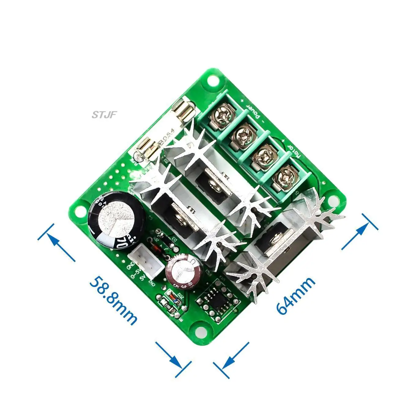 DC 6V-90V 15A DC Motor Speed Controller Stepless Speed Regulation Pulse Width PWM DC 12V 24V 36V 48V 1000W