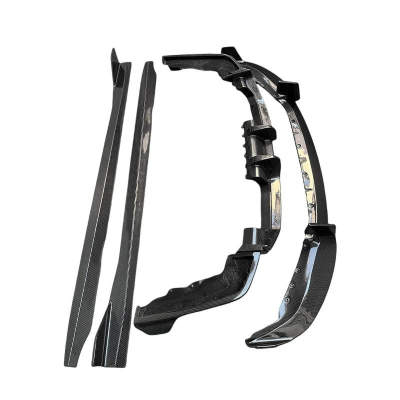 High Quality Real Carbon Fiber AD Style Front Lip Side Skirt Rear Diffuser Car Bumper Body Kit for BMW 2 Series G87 M2 2023+