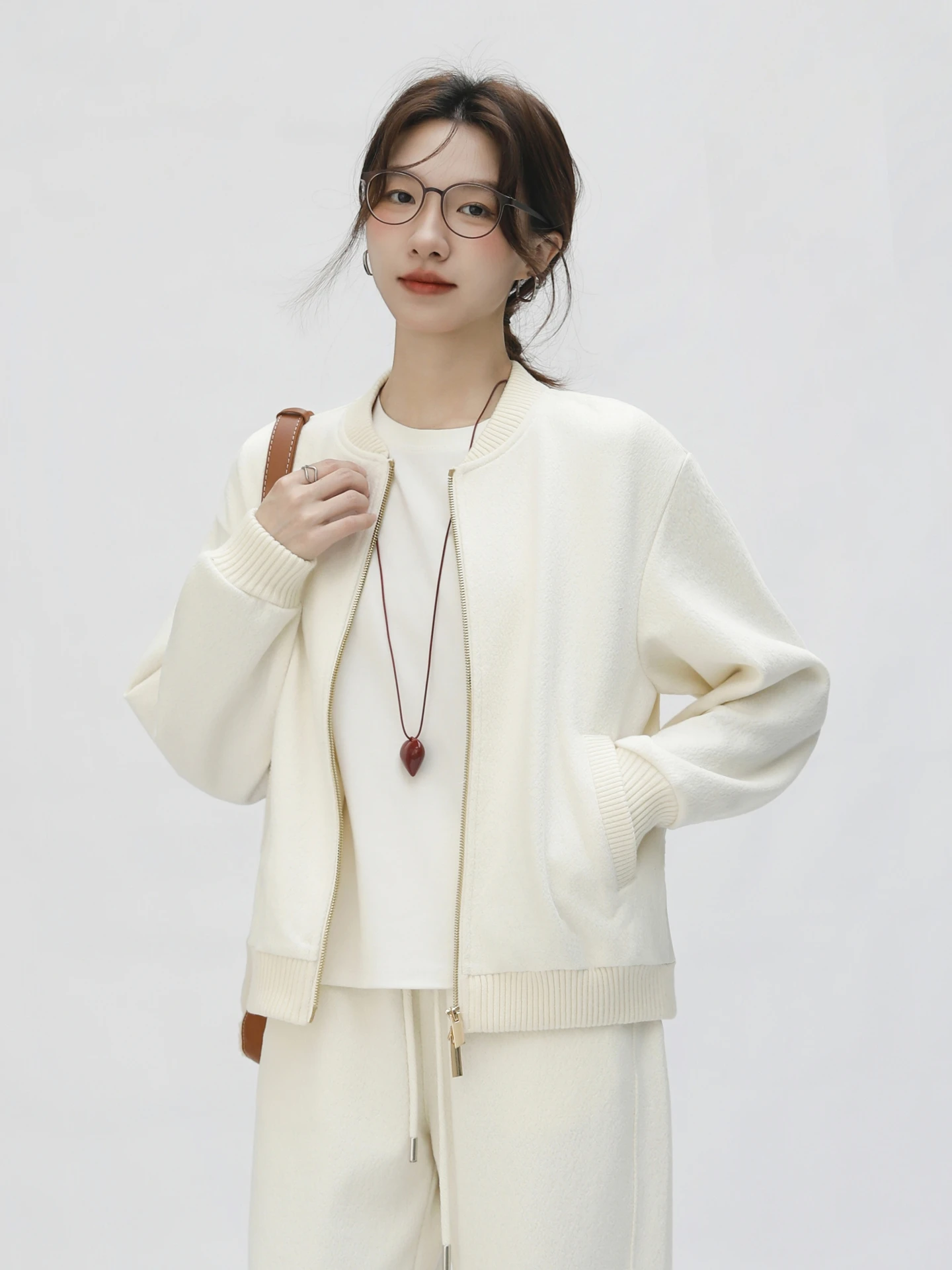 

Женский шерстяной длинный све на молнии с рисунком Cra, повседневный свободный утягивающий топ, модный осенне-зимний открытый кардиган irt