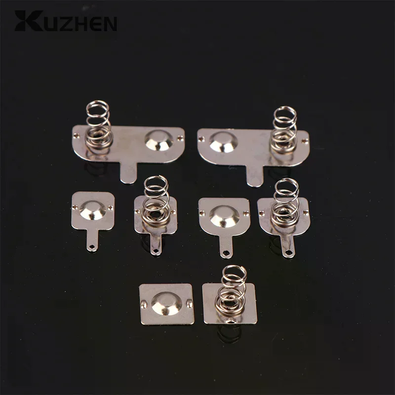 Spring Sheet12*10/12MM Contact Sheet  AA Battery Box Positive And Negative Sheets 0.3MM Iron+Nickel Plating AA Battery Spring