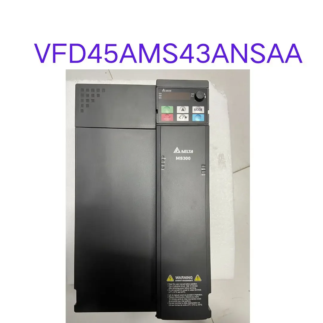 

Used VFD45AMS43ANSAA inverter 22KW test OK